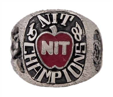 1981 University of Tulsa NIT Tournament Championship Ring